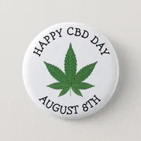 Happy CBD Day Funny Holidays Button