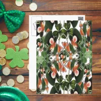 Irish Mouse Kaleidoscope Two St Patrick's Day Postcard