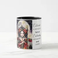 Enchanting Goth Fairy Christmas  Mug