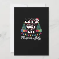 Let's Get Lit Christmas Holiday Card