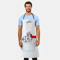 Mechanic Auto Technician Vehicle Repairman Fun Apron