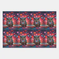 Owl always love you wrapping paper sheets