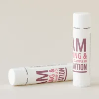 Typography Self Motivation Lip Balm