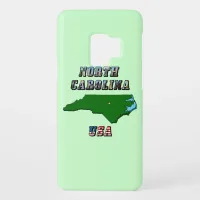 North Carolina Map and Text Case-Mate Samsung Galaxy Case