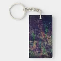 tree digital art collage keychain