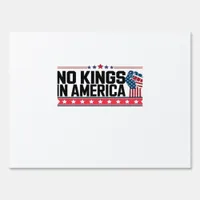 No Kings In America USA Minimal Clean Sign