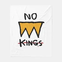 No Kings Anti Classic Fleece Blanket