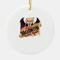 As Vampire - Make Halloween Great Again. Classic Ceramic Ornament