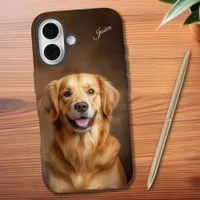 Golden Retriever Dog Portrait iPhone / iPad case