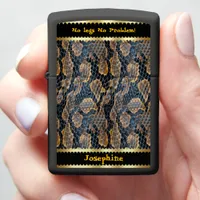 Intriguing snake skin patterns in nature zippo lighter