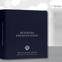 Elegant Professional Presentation Binder