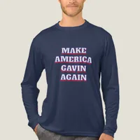 Make America Gavin Again | Newsom Political Humor Tri-Blend Shirt