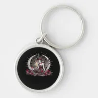 Goth Girl Whimsigoth Classic Keychain