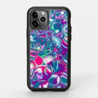 Pink and Blue Abstract Fluid Art OtterBox Symmetry iPhone 11 Pro Case