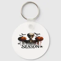 Halloween Skull Skeleton Keychain