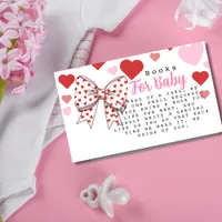 Coquette Sweetheart Books for Baby  Enclosure Card