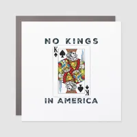 No Kings In America We The People Political Creati Car Magnet