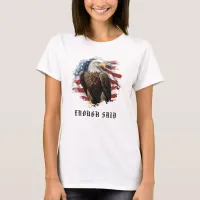 *~* USA AP16 Detail American Flag Bald EAGLE T-Shirt