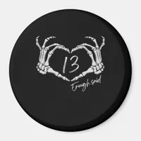 Heart Skeleton Hand Classic Magnet