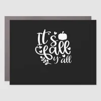 It’s Fall Y’all! Trendy Graphic Car Magnet