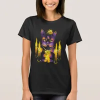 Wiccan Cat Candle Magick T-Shirt