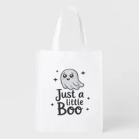 Just Little Boo Funny Design Grocery Bag