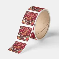 Year of the Horse Lunar New Year Gift  Square Sticker