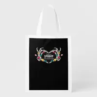 Skeleton Hand With Heart Classic Style Grocery Bag