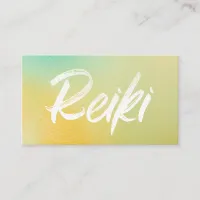 *~* Healing Energy Reiki Master Reiki Practitioner Business Card