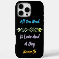 Love and canine friendship reminder iPhone 16 pro max case