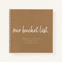 Our Bucket List Couples Keepsake Journal