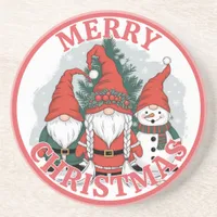 Christmas Gnomes Coaster