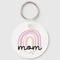 Personalized Photo Rainbow Mom - Mother's Day Keychain