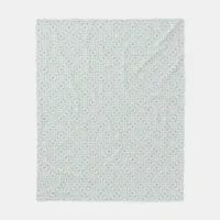 Seamless Seashell Pattern Fleece Blanket