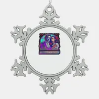 Till Death Do Us Part Classic – Basic Aesthetic Snowflake Pewter Christmas Ornament