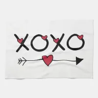 XOXO Valentines Kitchen Towel