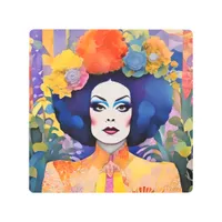Gorgeous Drag Queen Metal Print