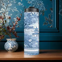 Porcelain-Inspired Chinoiserie Wedding ID1094 Thermal Tumbler