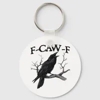 F-Caw-F Classic Vintage Graphic Keychain
