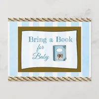 Bring a Book for Baby Baby Shower Card