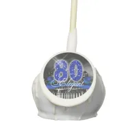 City Lights Elegant Eighty ID191 Cake Pops