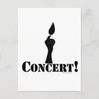 Basic Concert Postcard