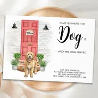Home Is Where The Dog Is We've Moved Dog Moving Announcement