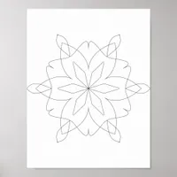 Poster - Mandala to Color