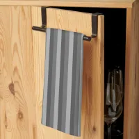 Rustic Grey Striped Kitchen Towel