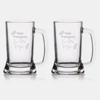 Happy Friendsgiving From Me to You Etched Mug Stein