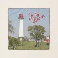 Guiding Lights: Long Beach Lighthouse Serenity Scarf