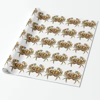 Vintage Crab Wrapping Paper