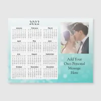 Wedding Photo 2022 Mini Calendar   Magnetic Invita Magnetic Invitation