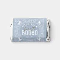 First Rodeo 1st Birthday Candy Wrapper – Light Blu Hershey's Miniatures